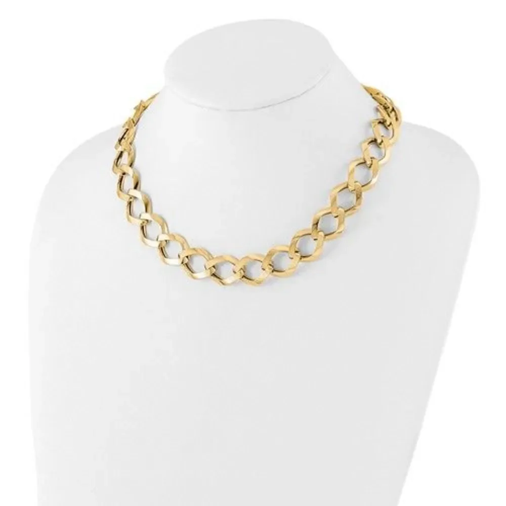 Leslie's 14K Polished Fancy Link Necklace